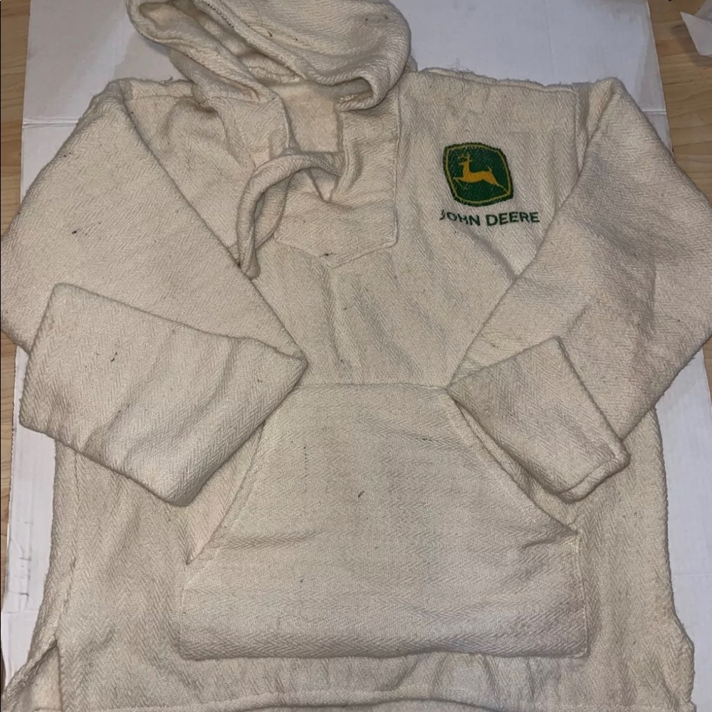 John Deere Hooded Pullover Sweatshirt One Size, Unisex, Baja Hoodie
